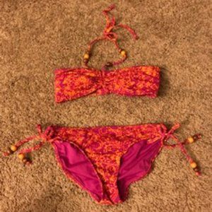 Orange and Pink Bikini